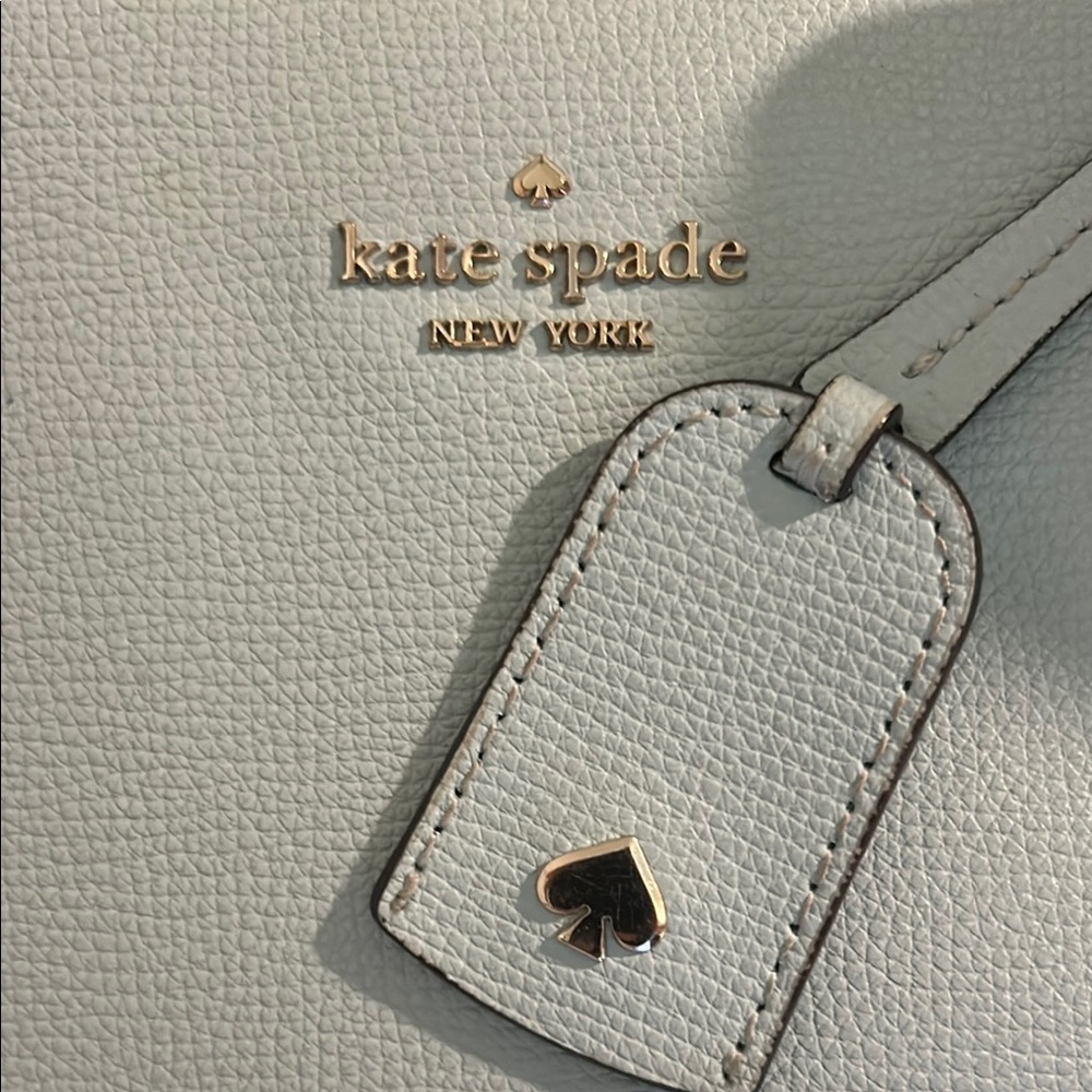 Kate Spade Light Blue/Teal Tote Bag with Structured Design - Picture 2 of 10